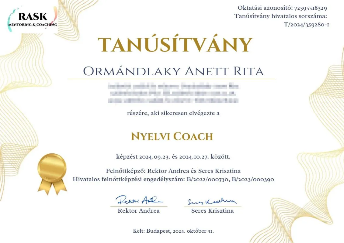 Tanúsítvány
