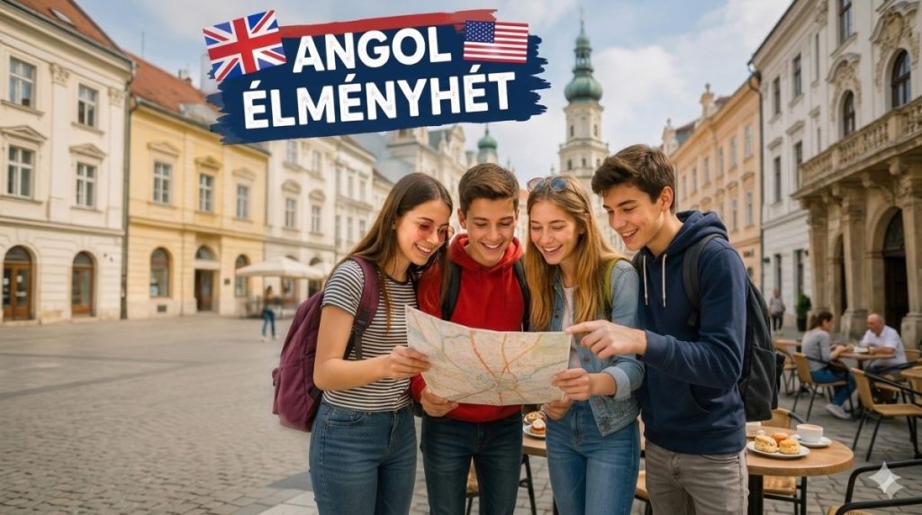 Angol nyári élményhét tinédzsereknek Győr belvárosában
