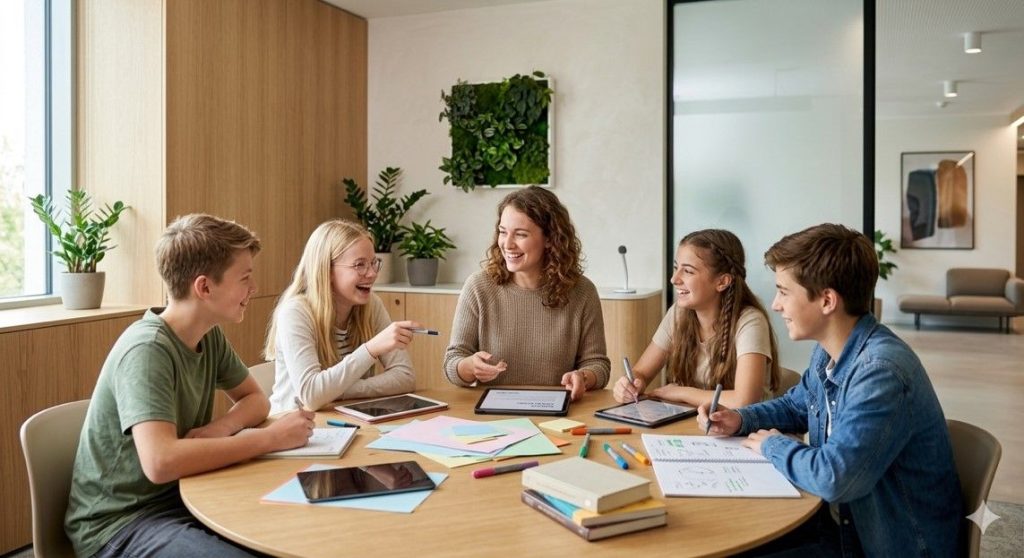Kislétszámú angol nyelvű projektfeladat tiniknek szakértő mentorálással